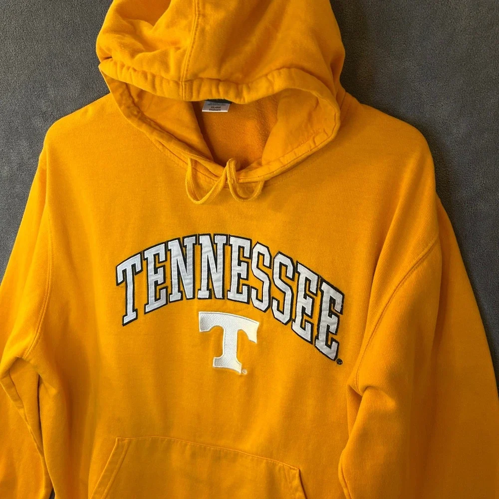 Tennessee Volunteers Hoodie Mens XXL Adidas Orange Vols Pullover Sweatshirt